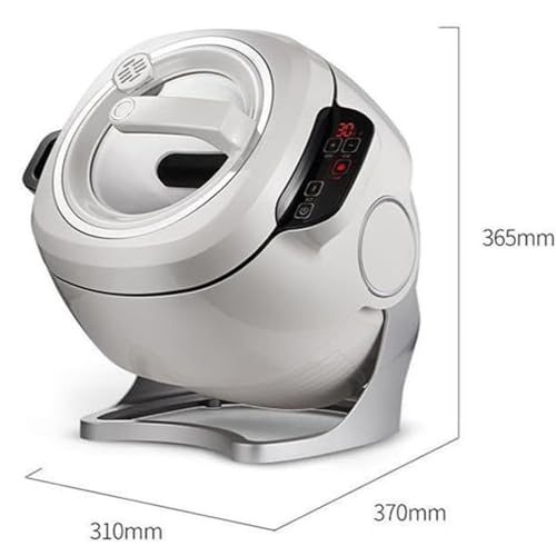 forplubossmmp Máquina de cozinhar tipo tambor de 360°, processador de alimentos comercial automático