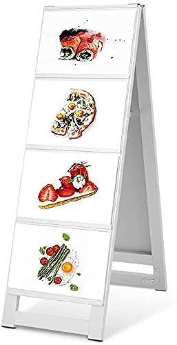 スタンド看板　立て看板　A3 4段　両面　８枚　ケース付 Amazon | 立て看板 a型看板 スタンド看板 カードケース差し替え式 店舗