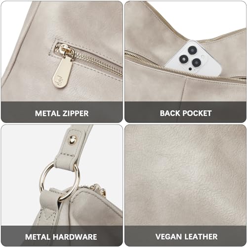 Image of BOSTANTEN Purses for Women Vegan Leather Shoulder Bag Designer Ladies Hobo Handbags Pocketbooks