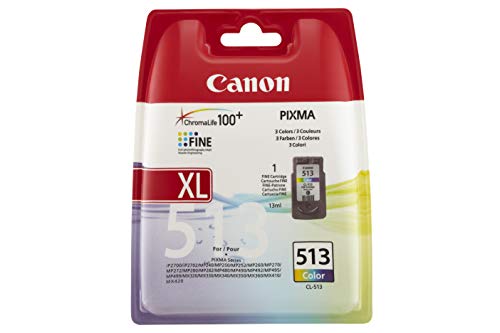 Canon CL-513 Cartuccia Inchiostro Colore, Blister Security