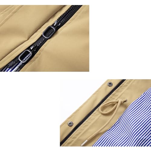 Long Rain Jacket Waterproof Rain Coat with Hood Outdoor Raincoat Windbreaker for Women4