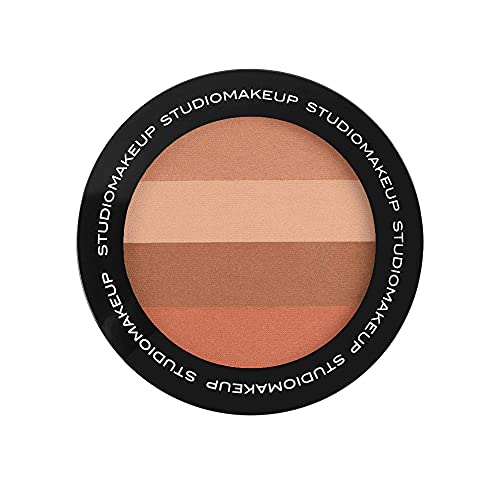 Studiomakeup Sun Touch Bronzing Powder For Sun Kissed Face (Mirage Shade) – Natural Bronzer Palette W/ Light-Diffusing Pigments - Even Coverage Bronzer Powder - Makeup Bronzer - Suitable For All Skin Types #TOP5
