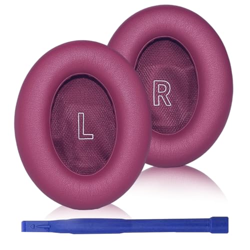 Adhiper Coussinets de Rechange Bose QuietComfort Ultra Les Casques sans Fil, Coussinets en Cuir Protéiné Plus Doux, Mousse à Haute Densité pour Réduction du Bruit (Prune Intense)