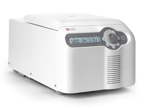 DLAB 9013111121 High Speed Refrigerated Micro-Centrifuge, with Automatic Chamber Lock, Customizable Programs