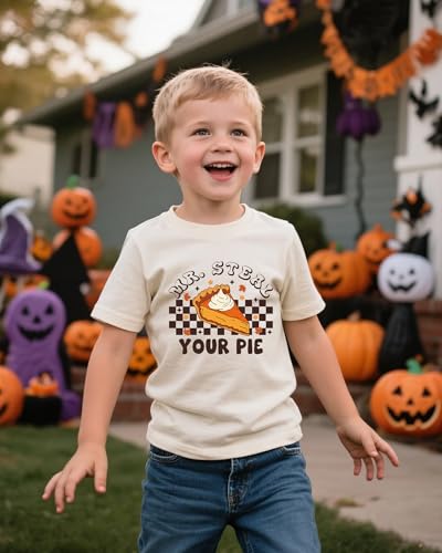 Toddler Boys Thanksgiving Shirt Turkey Day T-Shirt Gobble Cotton Short Sleeve Tees 2-10 Years4