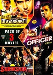 Officer Divya Shakti Surakshaa DVD [3 in 1] Language: Hindi