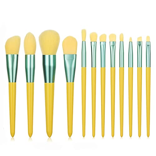 Pinceau de maquillage manche en bois ensemble complet de cuisson pour teint net