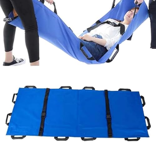 Emergency Stretcher Camilla De Rescate Portátil Con 12 Asas Reforzadas, Camilla Médica De Transporte De Emergencia, Plegable, Tamaño Viaje, Para Primeros Auxilios En El Hogar