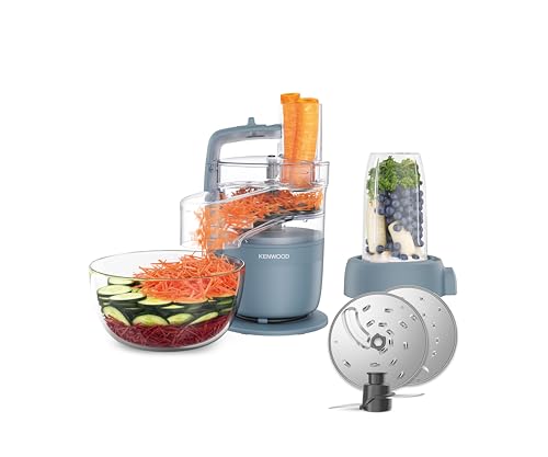 Kenwood MultiPro Compact – Procesador de Alimentos con Express Serve, Cuchilla de Acero...