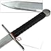 Swordsaxe Two Handed Full Tang European Knightly Longsword - High Carbon Stainless Steel