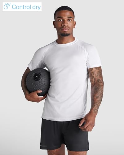 Rafasshop Pack 3 Camisetas Deporte Hombre Montecarlo 0425 Roly - Camiseta Tecnica Hombre - Camiseta Gym Gimnasio corssfit Padel Futbol Transpirable (FR/ES, Letras, M, Regular, Regular, 1)