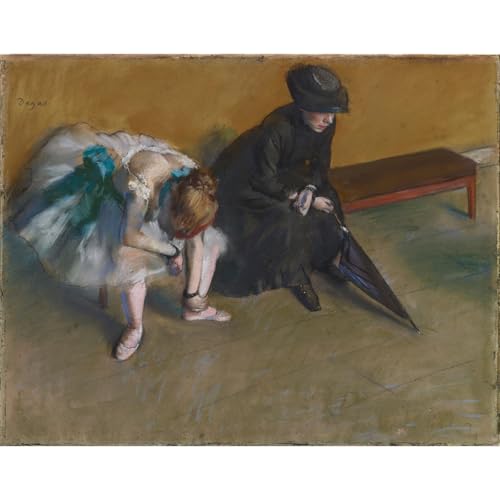 Toile roulée Degas En attente pour votre décoration murale salon