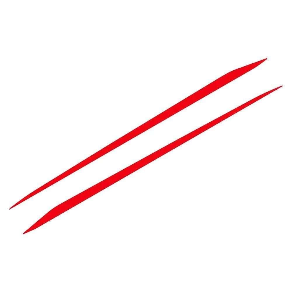 2PCS Car Side Door Skirt Stickers Racing Stripe Style DIY Decals,for Honda Civic FK7 FK8 Si FL5 Type R Auto Decor Accessories
