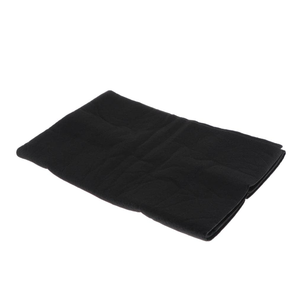 Baoblaze Wollfilzmatte Chinesische Malerei Filz Unterlage, Xuan Papier Tuch Rolle für Chinesische Kalligraphie, Schwarz