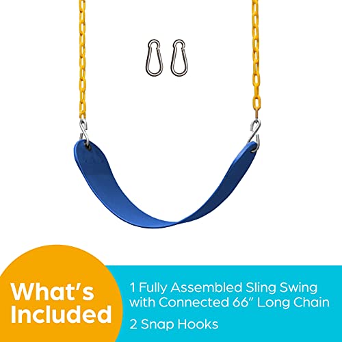 image for Jungle Gym Kingdom Swing for Outdoor Swing Set - Pack of 1 Swing Seat 