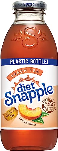 Image of Snapple Diet Iced Tea, Peach, 16 fl oz (Pack of 6)