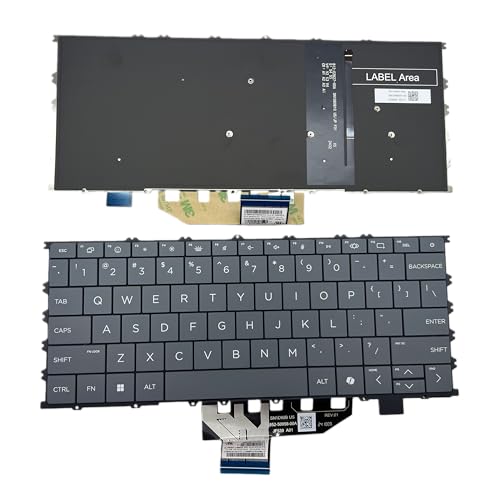 �m�[�g�p�\�R���L�[�{�[�h HP OmniBook X 14�C���` AI 14-FE SG-B7740-XUA SN1D80B10 US�z�� �o�b�N���C�g�AAI�L�[�t���d���{�^��(�O���[)