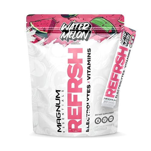 Image of Magnum Essentials REFRSH Electrolytes x Vitamins 15 Serving Bag - Water Melon