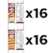 Munchies Sandwich Crackers, Assorted Peanut Butter Variety Pack (Pack of 4, 32 count)