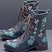Botas bordadas bohemias para mujer Imagen de Botas bordadas bohemias para mujer