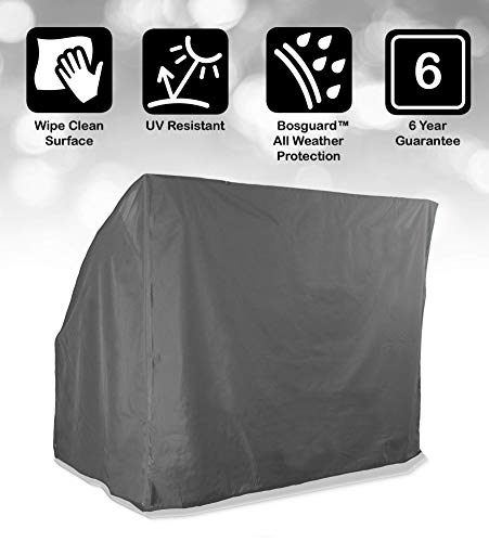 Bosmere Thunder Grey 3 Seat Hammock Cover, Grey, U505