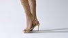 Sandalias de tacón stiletto con cordones para mujer - Punta abierta, correa transparente, tobillero ajustable, tacones altos (Moroni) 8
