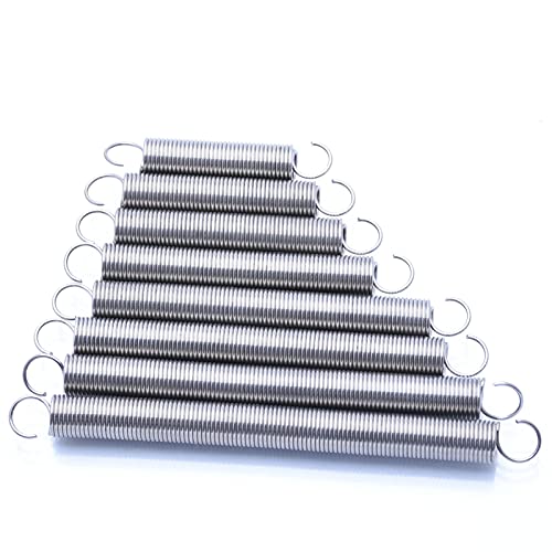 Extension Heavy 1 Pieces, Wire Diameter 1.2mm, Outer Diameter 10mm, Length 30-300mm, S-Shape Spiral Extension Dual Hook Expansion Tension Spring Wire Hook (Size : 45mm)