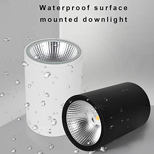 Foco de techo LED 25W de aluminio orientable para iluminar galerías y comercios 7
