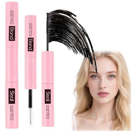 Lash Bond and Seal 2 in 1 Mascara Eyelash Extension Glue DIY Eyelash Extension Glue Super Strong Hold Cluster Lash Adhesive Cluster Lashes Glu/e for DIY Ey/elash Exte/nsions Waterproof Eyelas/h G/lue