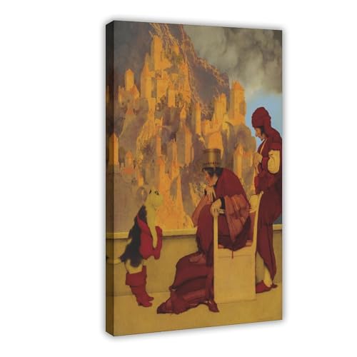 Toile Puss-in-Boots Maxfield Parrish habillage mur vide salon
