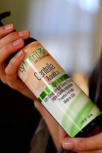 Lyfetrition Centella Asiatica Cica Serum - 12 Fl Oz Large Bottle - Anti-Aging Face Serum For Sensitive Skin Cream - Boosts Collagen Production Younger Skin #TOP2