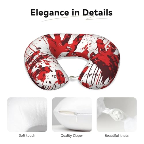 Almohada u en forma de U Memory Foam 30 cm x 25 cm miniatura 4