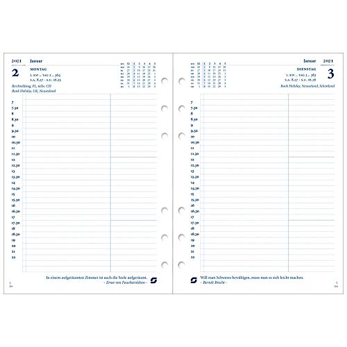Succes Senior Kalendereinlage 2023 1 Tag auf 1 Seite Weiß Deutsch Cover
