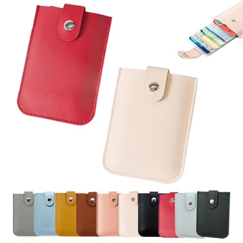 CardCarie - Pull-Out Card Organizer, CardCarie Personalized Stackable Pull-Out Card Holder, Credit Card Holder Wallet, Credit Card Holder with Magnetic Closure (2-E)
