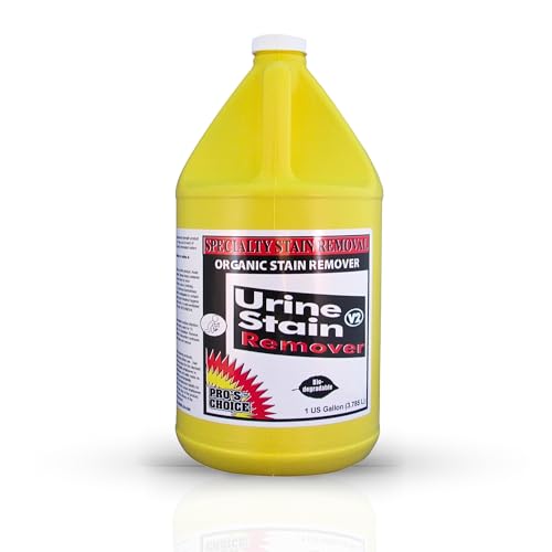Image of Pro's Choice Urine Stain Remover - Urine Stain Remover for Carpet & Upholstery - Carpet Cleaner Solution Pet Urine and Stain - Urine Odor Eliminator & Cleaner - Versatile Urine Remover (1 Gallon)