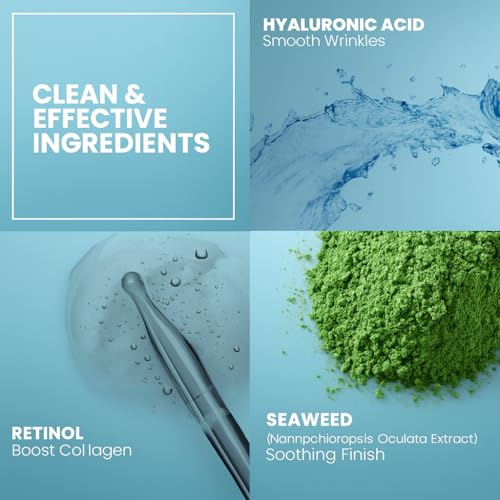 Image of Hyaluronic Acid Serum - Deep Hydration Face Serum with Vitamin B5, Glycerin & Vitamin E | Plumps, Smooths & Restores Moisture Balance | 30 mL / 1 oz
