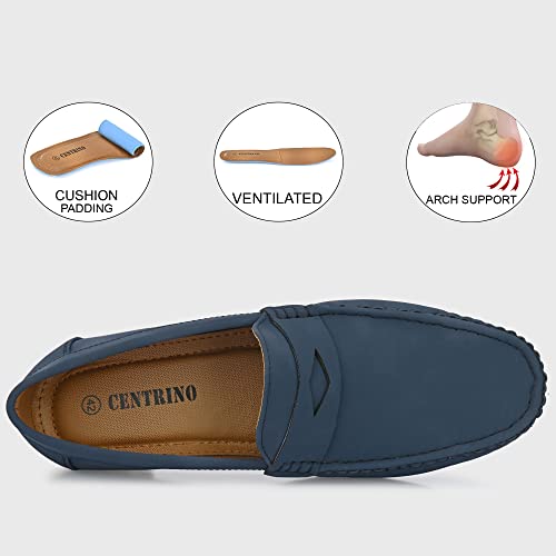 Image of Centrino Slip-On Formal Shoes for Men | Leather Shoes for Man Stylish | Cushioned Insole | Lightweight Comfortable | Mens Formal Shoes for Office Business Professional & Casual Mens Shoes (2813)