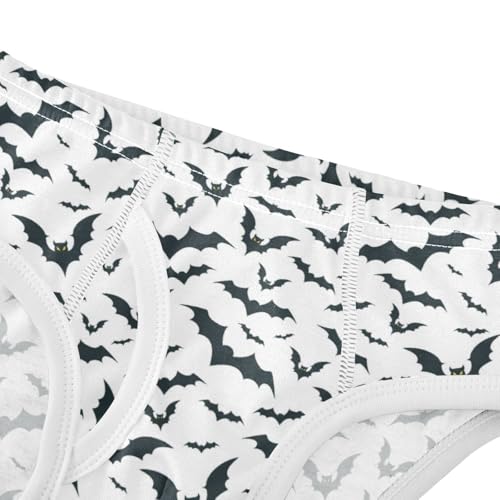 Boys' Exclusive Briefs Toddler Underwear 95% Combed Cotton Boxerbriefs 2T Bat Pattern 374