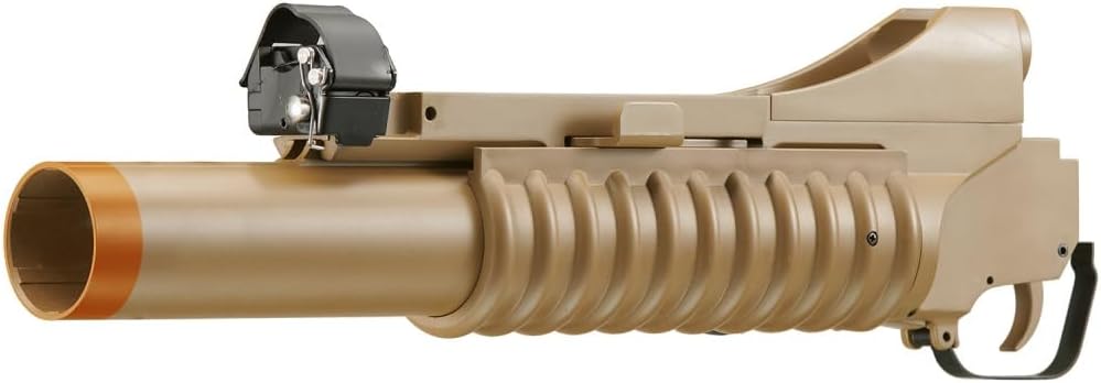 Goldenball Double Bell M203 Long Type Airsoft Gas Grenade Launcher (Color: Tan)