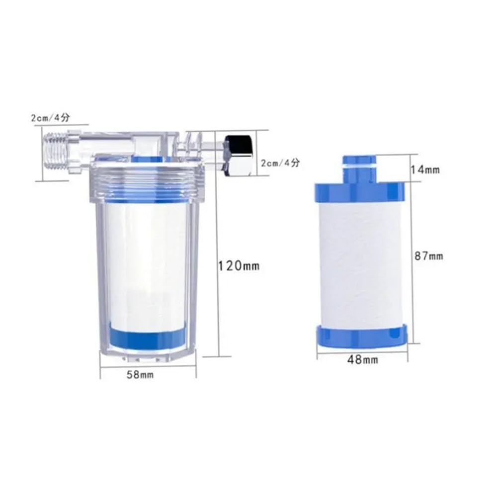 2 PCS Filter Water Filter for Washing Machine Showerhead Filter Bath Household Water Purifier Toilet Water Filter-AT64