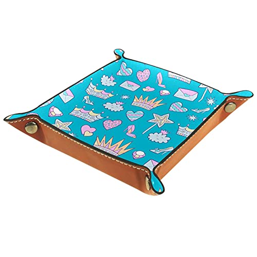 Preisvergleich Produktbild Crown Cute Elements Pattern Praktische Aufbewahrungsbox für Damen und Herren