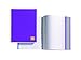 Miquelrius Spiral Notebook, 5 Subject, Graph Pages, 125 Sheets/250 Pages, A4 8.25” x 11.75”, Contrast (Lilac)