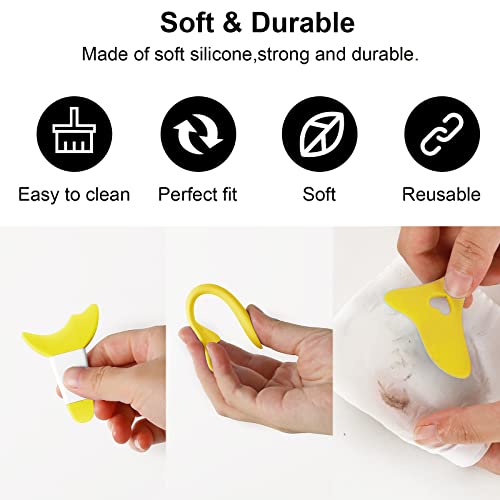 SUMEITANG Estêncil de Delineador 2 Peças Reutilizável Silicone Delineador Auxílio Rímel Escudo Multi
