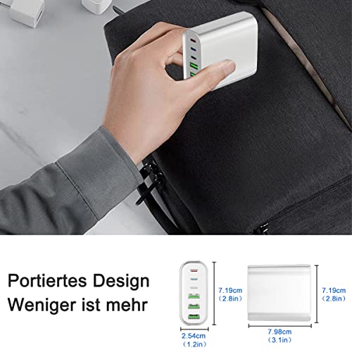 Awozie Caricatore USB C multiuso, 155 W, GaN USB