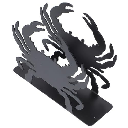 BinZyronic ティッシュボックス 1ピース 鉄製 家庭用 ? 頑丈な設計で店舗やモールにも対応、デスクトップのナフキン収納に便利 (12X10CM,黒)