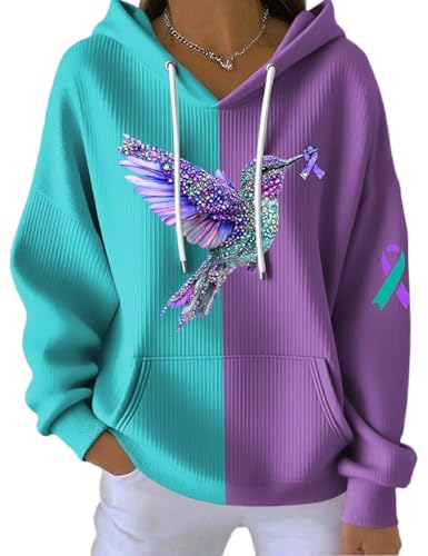 Women's Suicide Awareness Hummingbird Shirt Stay Tomorrow Needs You Sweatshirt