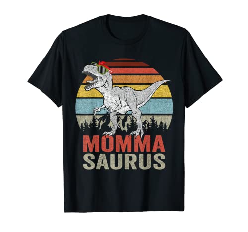 Mommasaurus T Rex Dino Momma Saurus Family Dinosaur Women T-Shirt