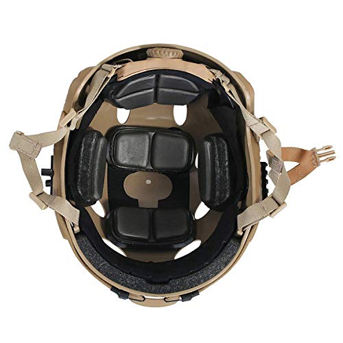 Hyout Fast Base Jump Helmet Pj Style Airsoft Tactical Adjustable Helmets U.s Military Tactical Helmet For Paintball Outdoor Sports Hunting Shooting #TOP4