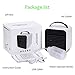 TTMOW Mini Enfriador Portátil USB Aire Acondicionado con Luz Nocturna LED 3...