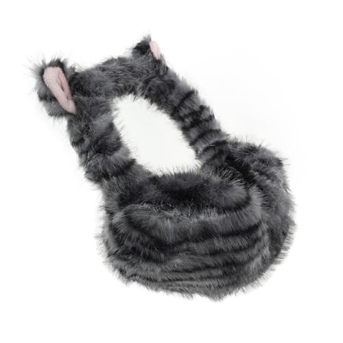 LIFKOME Cute Winter Ear Muffs for Boys and Girls Plush Insulation Ear Covers Foldable Boys Girls Neutral Design Warmth Comfort